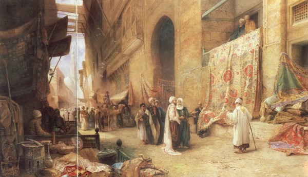 A walk in the central market by Charles Robertson